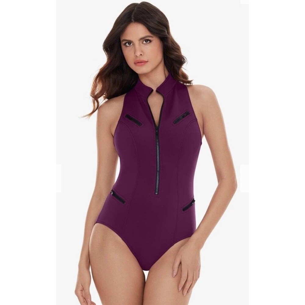 Magicsuit Scuba Laguna Beach Coco Jam One Piece Women's Swimsuit Underwire 12
